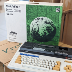 Fotografija eksponata Sharp MZ-731 Personal Computer