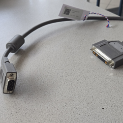 Fotografija eksponata DB13W3 (13W3) -> VGA kabel